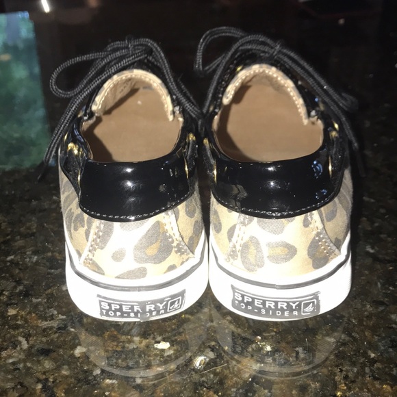 Cheetah Print Patent Leather Sperrys - Picture 6 of 6
